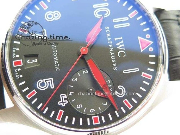 MIROTIME 0501 RelaxedFit Big Pilot Real PR IW500435 “Muhammad Ali” ZF Best Edition On Black Leather Strap A 7295